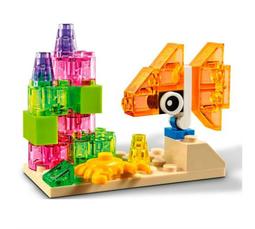 Конструктор LEGO Classic Прозорі кубики для творчості 500 ел. (11013) Конструктор LEGO Classic Прозорі кубики для творчості 500 ел. (11013)