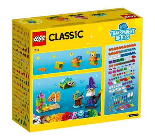 Конструктор LEGO Classic Прозорі кубики для творчості 500 ел. (11013) Конструктор LEGO Classic Прозорі кубики для творчості 500 ел. (11013)