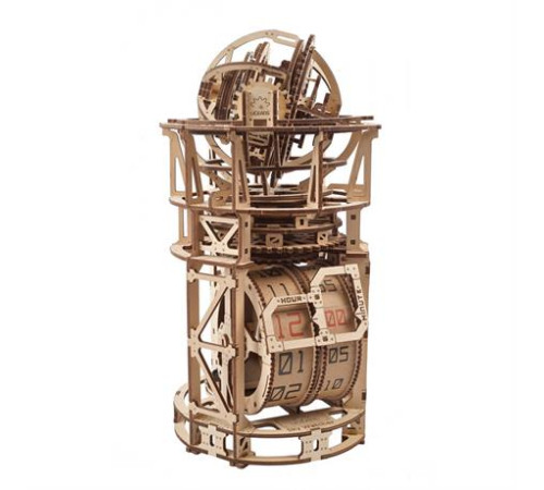 Дерев'яний механічний 3D конструктор Ugears Астрономічний годинник із турбийоном (70162) Дерев'яний механічний 3D конструктор Ugears Астрономічний годинник із турбийоном (70162)