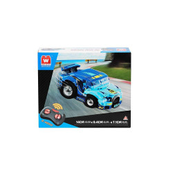 Дитячий конструктор Alpha Гоночне авто міні на дистанційному керуванні 269 ел, синьо-чорний