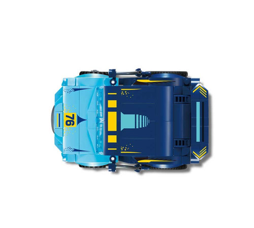 Дитячий конструктор Alpha Гоночне авто міні на дистанційному керуванні 269 ел, синьо-чорний