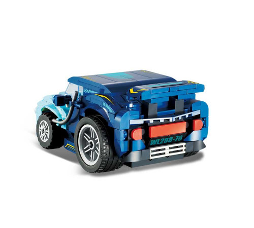 Дитячий конструктор Alpha Гоночне авто міні на дистанційному керуванні 269 ел, синьо-чорний