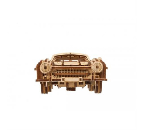 Дерев'яний механічний 3D конструктор Ugears Крилате спорткупе (70205)