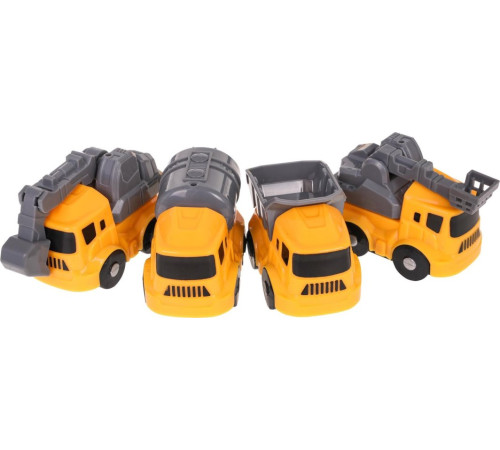 Дитячий будівельний майданчик із транспортними засобами та аксесуарами