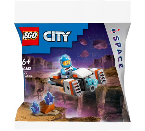 Конструктор LEGO City Космічний мотоцикл 46 деталей (30663) Конструктор LEGO City Космічний мотоцикл 46 деталей (30663)