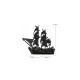 Конструктор Black Sail Піратський корабель 2868 ел.
