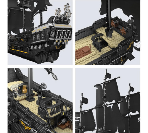 Конструктор Black Sail Піратський корабель 2868 ел. Конструктор Black Sail Піратський корабель 2868 ел.