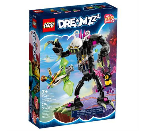 Конструктор LEGO Dreamzzz Грімкіпер монстр з кліткою 274 ел. (71455) Конструктор LEGO Dreamzzz Грімкіпер монстр з кліткою 274 ел. (71455)