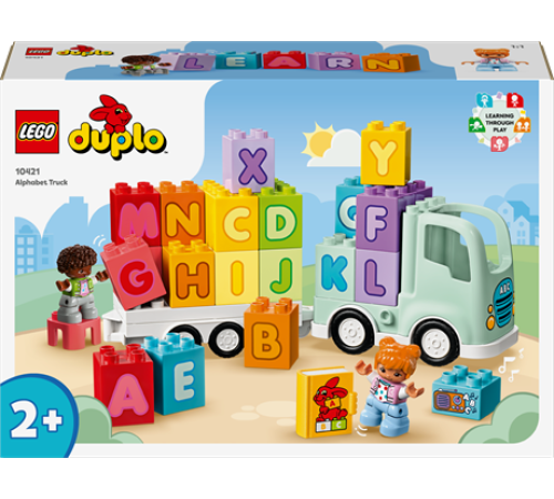 Конструктор LEGO DUPLO Town Вантажівка з абеткою 36 ел. (10421) Конструктор LEGO DUPLO Town Вантажівка з абеткою 36 ел. (10421)