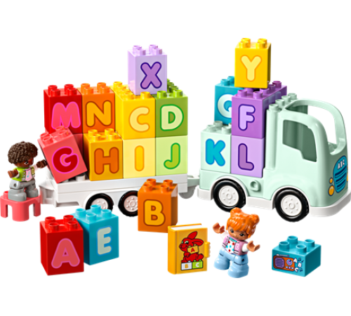 Конструктор LEGO DUPLO Town Вантажівка з абеткою 36 ел. (10421) Конструктор LEGO DUPLO Town Вантажівка з абеткою 36 ел. (10421)