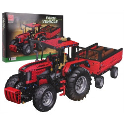 Дитячий конструктор  «Трактор і причіп» 1284el.