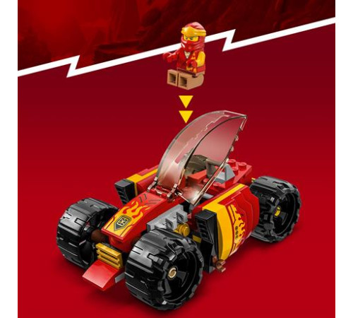 Конструктор LEGO NINJAGO Гоночний автомобіль ніндзя Кая ЕВО 94 ел. (71780)
