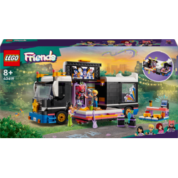 Конструктор LEGO Friends Автобус для музичного туру попзірки 845 ел. (42619)