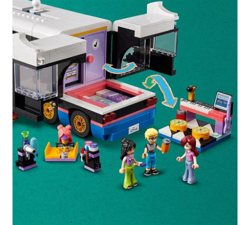 Конструктор LEGO Friends Автобус для музичного туру попзірки 845 ел. (42619) Конструктор LEGO Friends Автобус для музичного туру попзірки 845 ел. (42619)