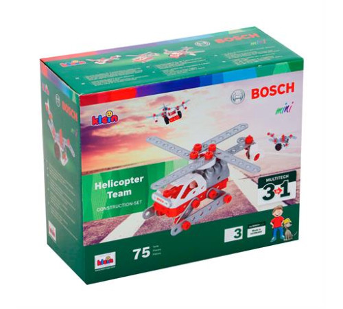 Конструктор Klein Bosch Mini Команда гелікоптерів 3 в 1 (8791) Конструктор Klein Bosch Mini Команда гелікоптерів 3 в 1 (8791)