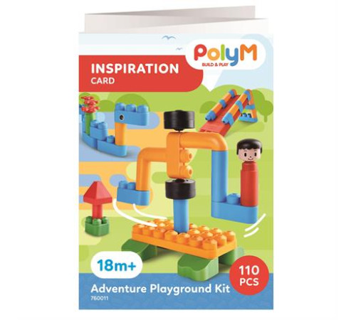 Конструктор PolyM Ігровий майданчик 110 ел. (760011) Конструктор PolyM Ігровий майданчик 110 ел. (760011)
