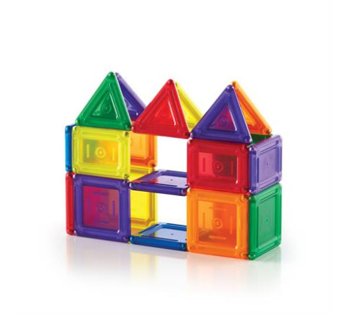 Магнітний конструктор Guidecraft PowerClix Solids, 44 ел. (G9421)