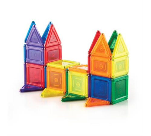 Магнітний конструктор Guidecraft PowerClix Solids, 44 ел. (G9421)