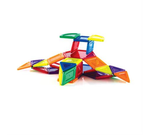 Магнітний конструктор Guidecraft PowerClix Solids, 44 ел. (G9421)
