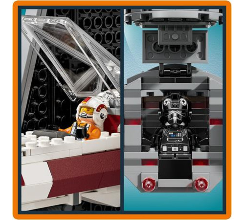 Конструктор LEGO Star Wars Збірний пакет Винищувач TIE і Корабель X-wing 1063 ел. (75393)