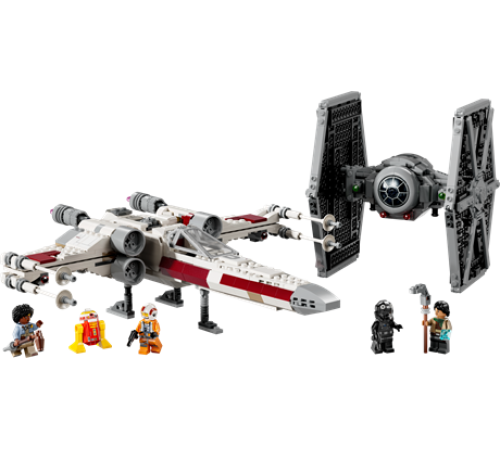Конструктор LEGO Star Wars Збірний пакет Винищувач TIE і Корабель X-wing 1063 ел. (75393)
