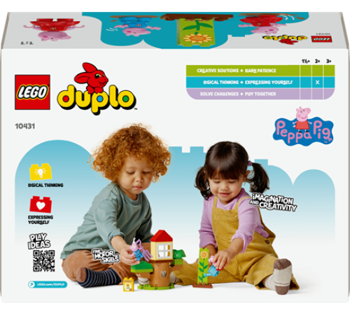 Конструктор LEGO DUPLO Сад і будиночок на дереві Пеппи 20 деталей (10431)