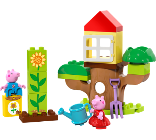 Конструктор LEGO DUPLO Сад і будиночок на дереві Пеппи 20 деталей (10431)