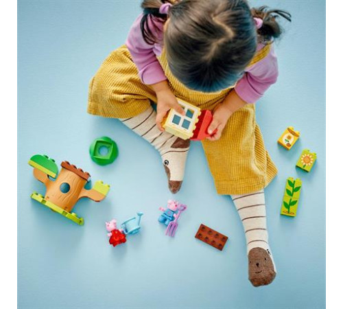 Конструктор LEGO DUPLO Сад і будиночок на дереві Пеппи 20 деталей (10431)