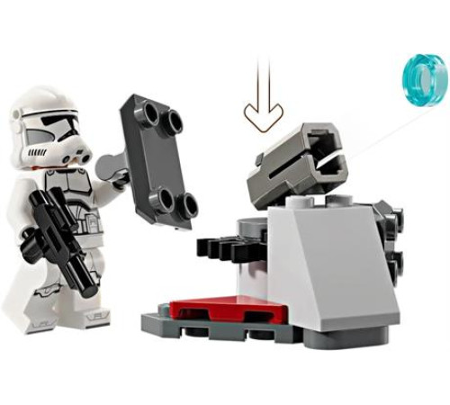 Конструктор LEGO Star Wars Клони-піхотинці й Бойовий дроїд, бойовий набір 215 ел. (75372) Конструктор LEGO Star Wars Клони-піхотинці й Бойовий дроїд, бойовий набір 215 ел. (75372)