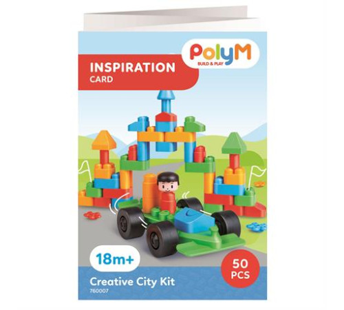 Конструктор PolyM Місто 50 ел. (760007) Конструктор PolyM Місто 50 ел. (760007)
