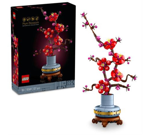 Конструктор LEGO Icons Сливовий цвіт 327 ел. (10369) Конструктор LEGO Icons Сливовий цвіт 327 ел. (10369)