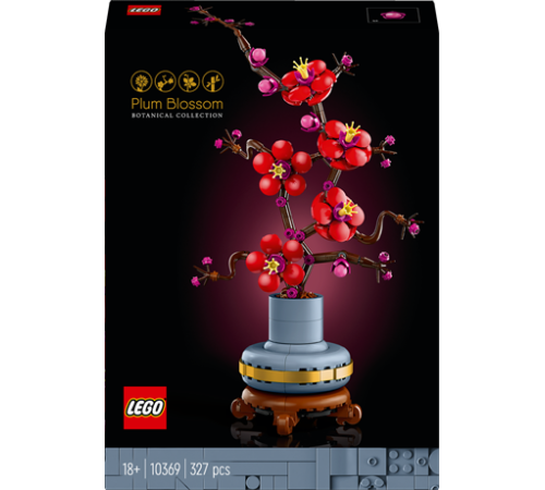 Конструктор LEGO Icons Сливовий цвіт 327 ел. (10369) Конструктор LEGO Icons Сливовий цвіт 327 ел. (10369)