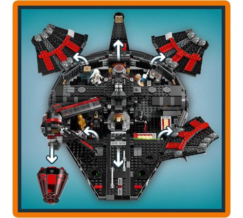 Конструктор LEGO Star Wars Темний сокіл 1579 ел. (75389) Конструктор LEGO Star Wars Темний сокіл 1579 ел. (75389)