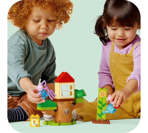Конструктор LEGO DUPLO Сад і будиночок на дереві Пеппи 20 деталей (10431)