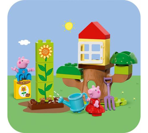 Конструктор LEGO DUPLO Сад і будиночок на дереві Пеппи 20 деталей (10431)
