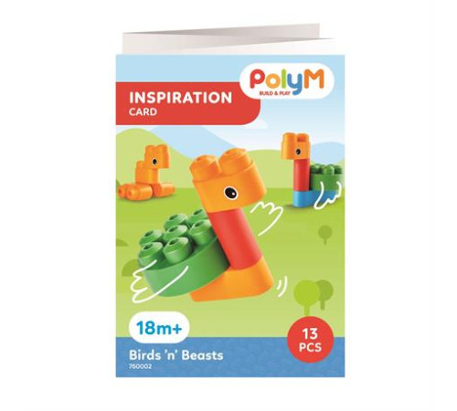 Конструктор PolyM Птахи та звірята 13 ел. (760002) Конструктор PolyM Птахи та звірята 13 ел. (760002)