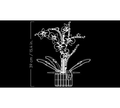 Конструктор LEGO Icons Орхідея 608 деталей (10311)