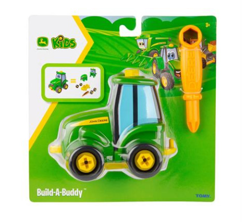 Конструктор John Deere Kids Збери трактор із викруткою (47208) Конструктор John Deere Kids Збери трактор із викруткою (47208)