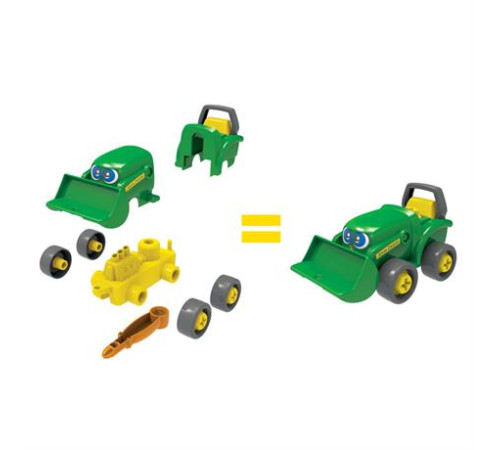 Конструктор John Deere Kids Трактор із ковшем і причепом (47209) Конструктор John Deere Kids Трактор із ковшем і причепом (47209)