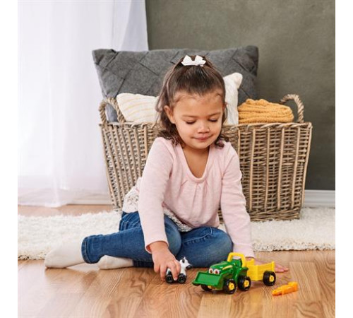 Конструктор John Deere Kids Трактор із ковшем і причепом (47209) Конструктор John Deere Kids Трактор із ковшем і причепом (47209)