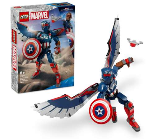 Конструктор LEGO Marvel Фігурка Нового Капітана Америка для складання 359 деталей (76296) Конструктор LEGO Marvel Фігурка Нового Капітана Америка для складання 359 деталей (76296)
