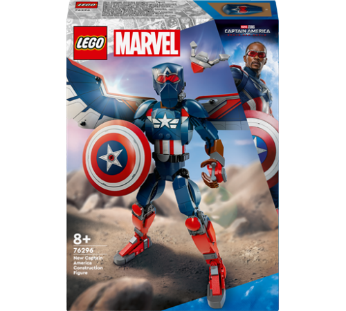 Конструктор LEGO Marvel Фігурка Нового Капітана Америка для складання 359 деталей (76296) Конструктор LEGO Marvel Фігурка Нового Капітана Америка для складання 359 деталей (76296)