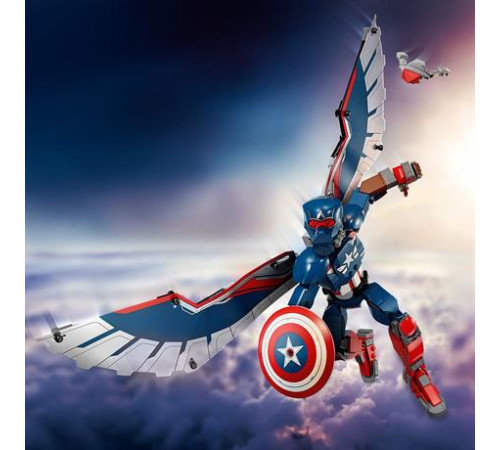 Конструктор LEGO Marvel Фігурка Нового Капітана Америка для складання 359 деталей (76296) Конструктор LEGO Marvel Фігурка Нового Капітана Америка для складання 359 деталей (76296)