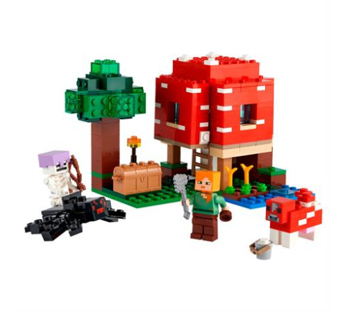 Конструктор LEGO Minecraft Грибний будинок 272 ел. (21179) Конструктор LEGO Minecraft Грибний будинок 272 ел. (21179)