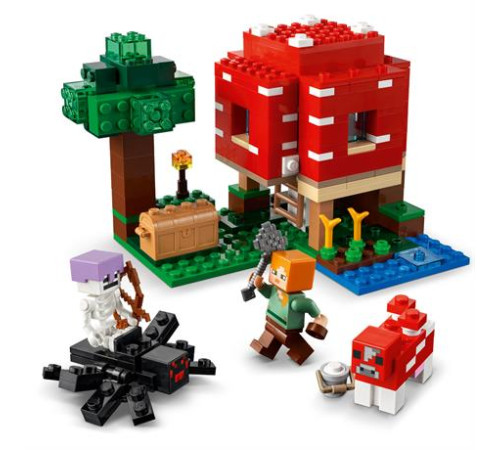 Конструктор LEGO Minecraft Грибний будинок 272 ел. (21179) Конструктор LEGO Minecraft Грибний будинок 272 ел. (21179)