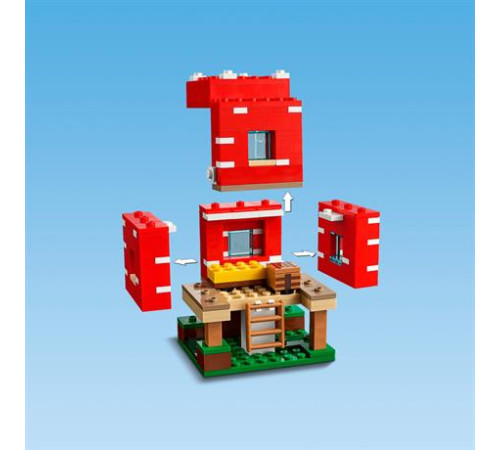 Конструктор LEGO Minecraft Грибний будинок 272 ел. (21179) Конструктор LEGO Minecraft Грибний будинок 272 ел. (21179)