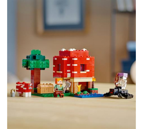 Конструктор LEGO Minecraft Грибний будинок 272 ел. (21179) Конструктор LEGO Minecraft Грибний будинок 272 ел. (21179)