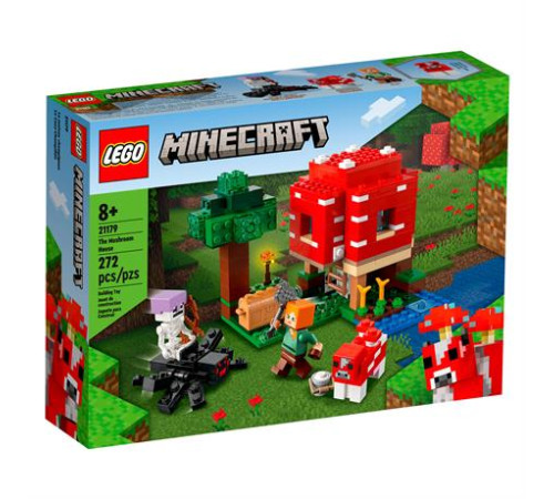 Конструктор LEGO Minecraft Грибний будинок 272 ел. (21179) Конструктор LEGO Minecraft Грибний будинок 272 ел. (21179)