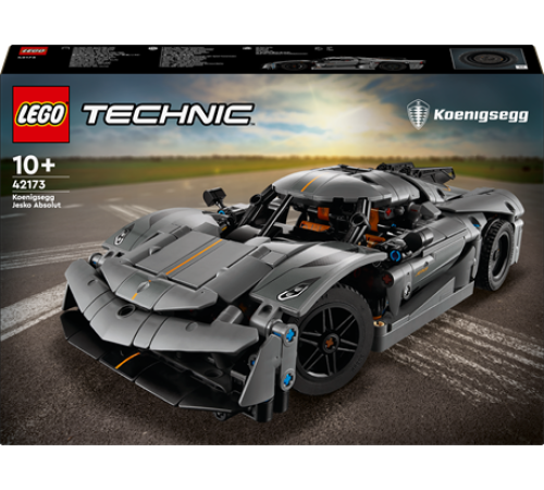 Конструктор LEGO Technic Koenigsegg Jesko Absolut сірий гіперкар 801 ел. (42173)