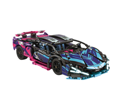 Дитячий конструктор Ramiz 7604 Спорткар 1280 ел, різнокольоровий